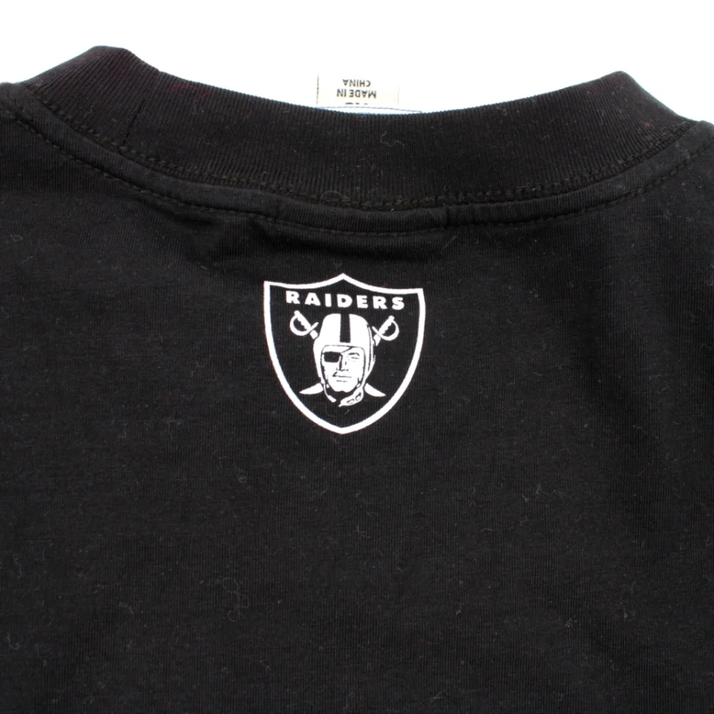 Women’s NFL Raiders Crop Top – Black – Size XS - Picture 4 of 4